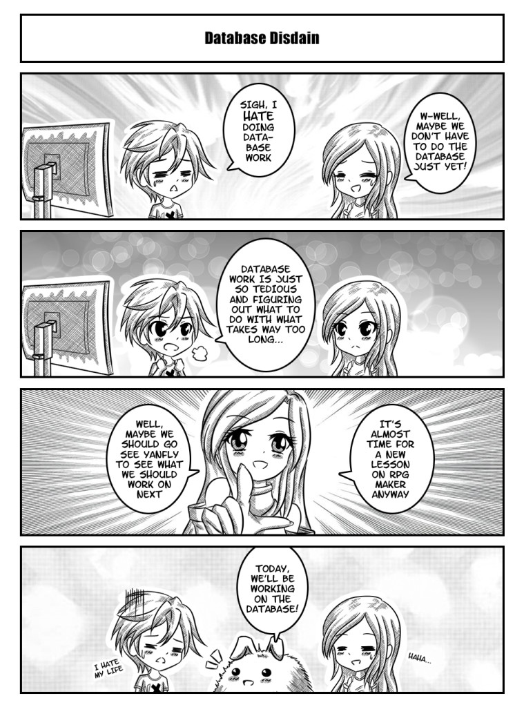 Comic – Let’s Make a Database – yanfly.moe